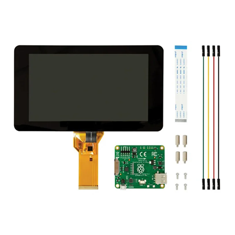 Новейший 7 дюймовый сенсорный экран 10 пальцев 800x480 Сенсорный для Raspberry Pi 3 B/2 B/B +/A