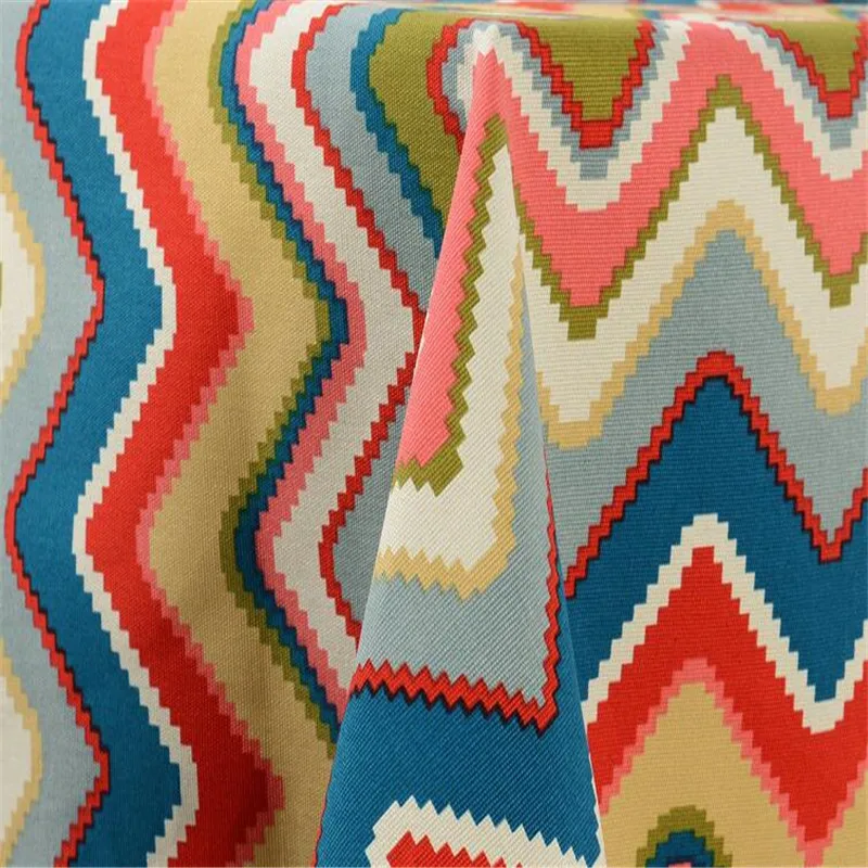 Бесплатная доставка хлопковая полоса кофейный чай скатерть покрывало для