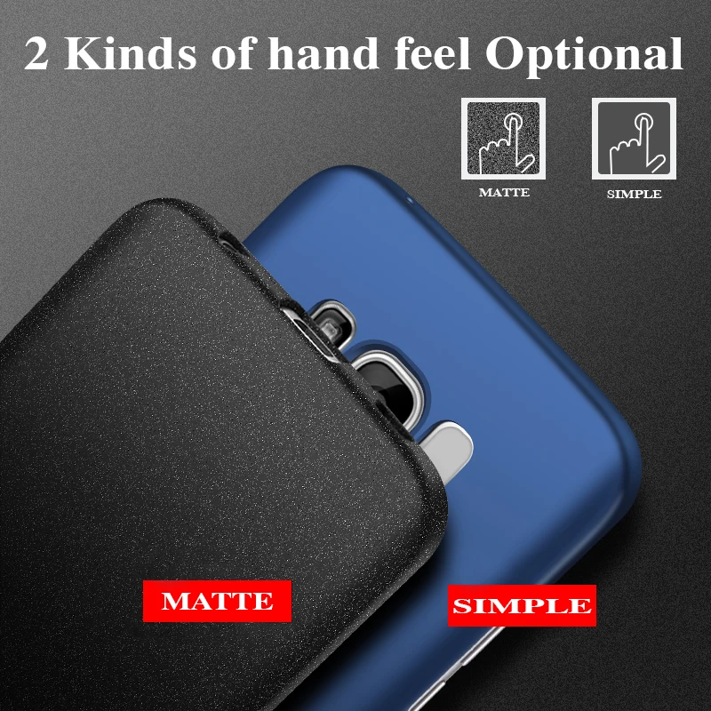 For Samsung Galaxy S7 edge Case for S8 Plus Cover Note 8 Phone Shell All Model JCDA Brand Matte Hard PC Fashion Men Women |