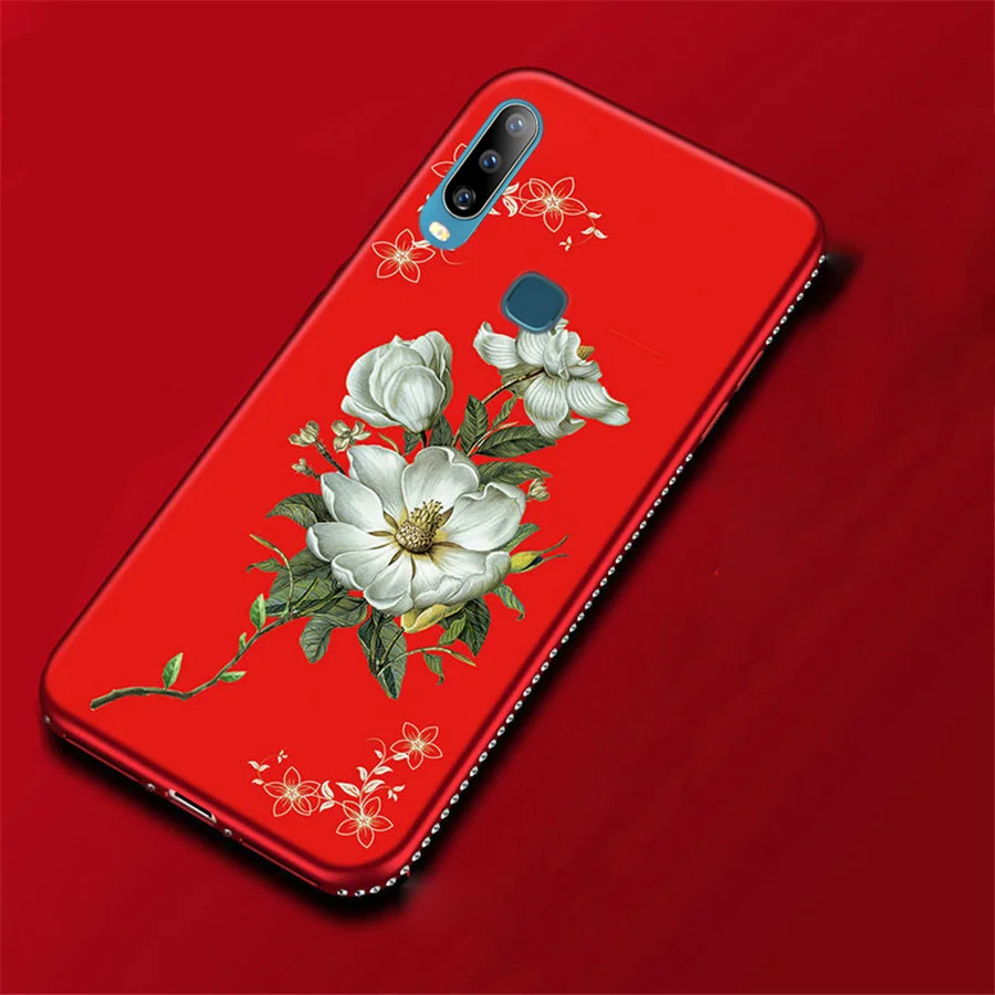 Мягкий силиконовый чехол для vivo Y17 с блестящими стразами защитный y3 Vivo Y3|Бамперы| |