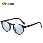 Солнцезащитные очки JackJad A576, модные поляризационные круглые очки в оправе из TR90, с заклепками и разноцветными линзами, 2020