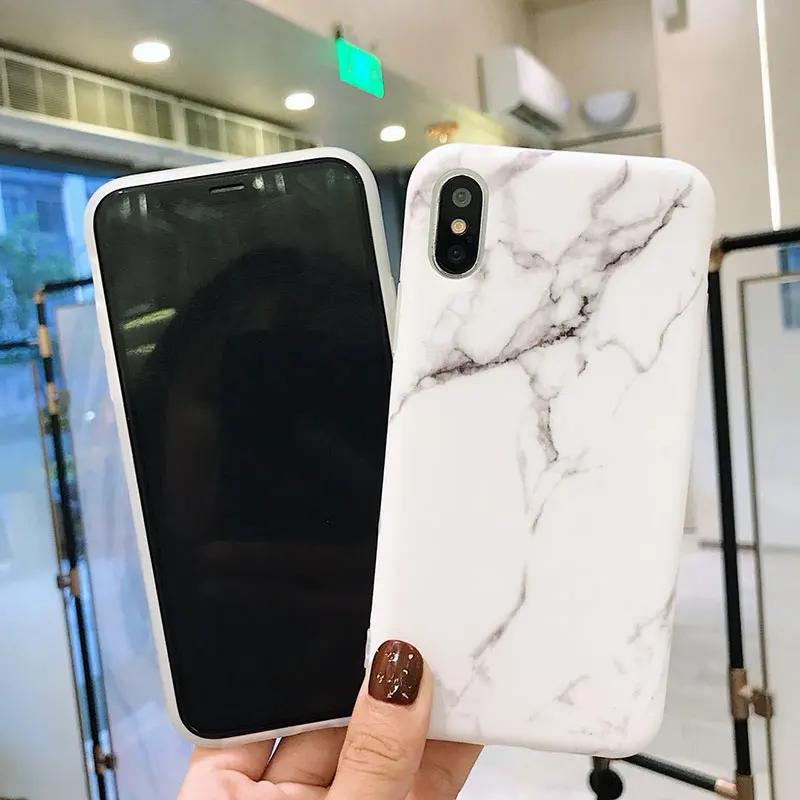 Чехол Boucho для iphone 6 6s 7 6/7/8 plus X 5 S SE силиконовый чехол 8 с гранитным краем и мраморным