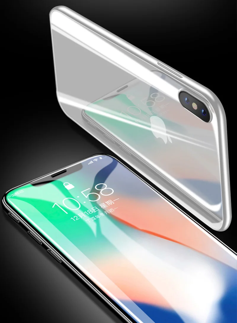 5D Премиум Закаленное стекло X 8 plus для iPhone XS MAX 6 6s XR Защитная пленка экрана 7