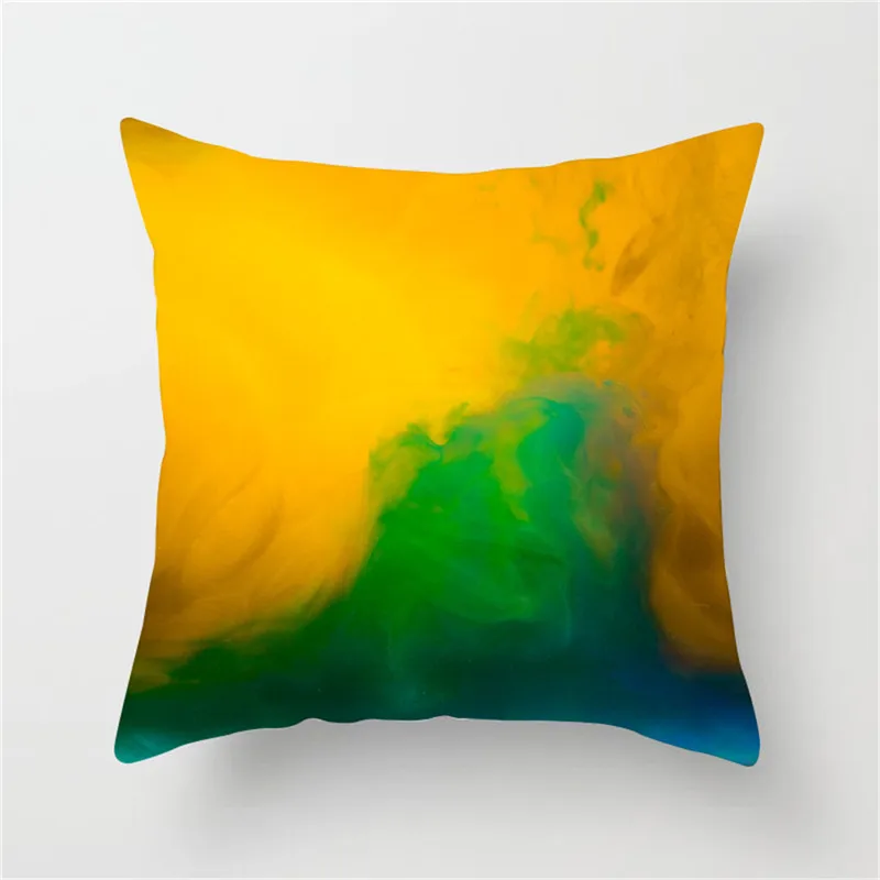 Чехол для подушки с акварельным рисунком Fuwatacchi | Дом и сад