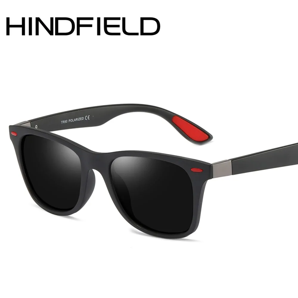 Hindfield антибликовые поляризованные солнцезащитные очки мужские брендовые