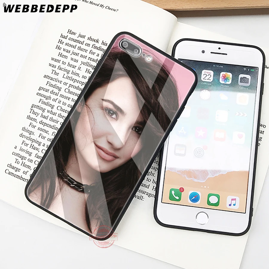 WEBBEDEPP Модный чехол с Деми Ловато из закаленного стекла для Apple iPhone XS Max XR X 8 7 6S Plus 5S SE
