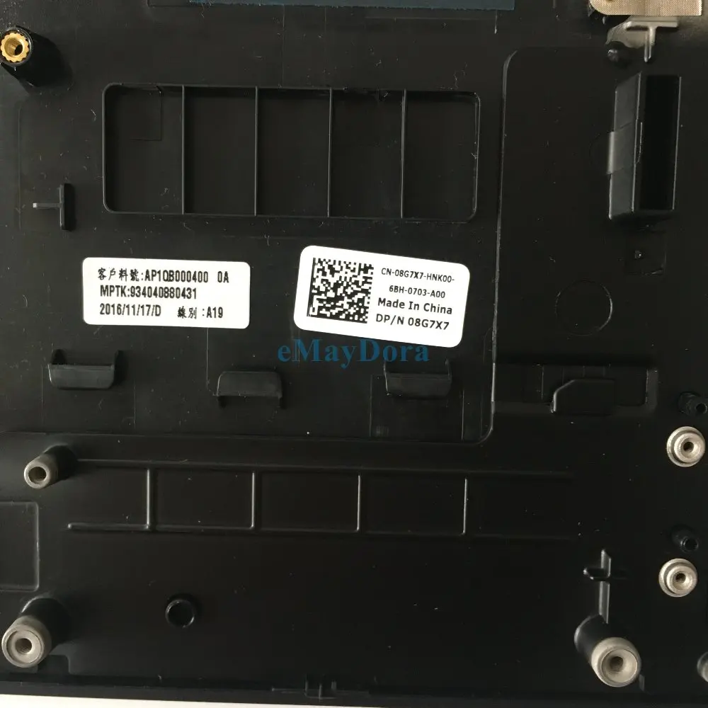 Новые оригинальные детали для ноутбука DELL ALIENWARE 17 R4 Упор рук нижняя база 08G7X7 8g7x7 |