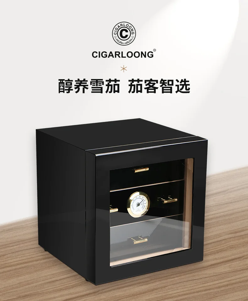 Дерево кедра с подкладкой Humidor 3 ящика для COHIBA сигары увлажняющий ящик HH-1005B