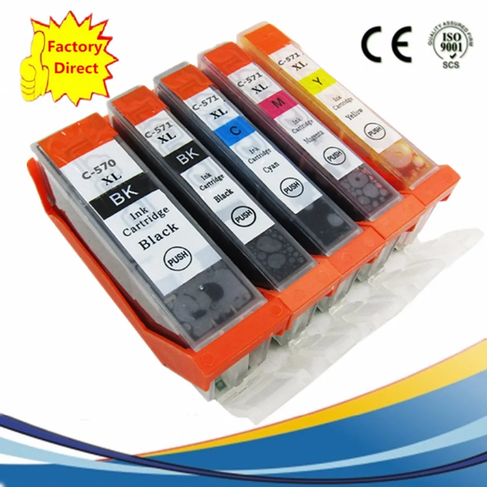 PGI 570 PGI570 570XL чернильный картридж для замены Pixma 570BK MG 6851 6852|ink cartridge|pgi 570replacement cartridge |