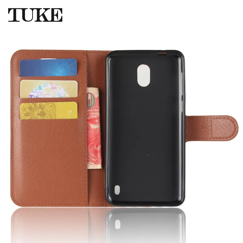 TUKE для Nokia 2 чехол для Nokia 1 9 7 Plus 6 кожаный флип-чехол для Nokia 2 Dual Sim TA-1029 силиконовый чехол