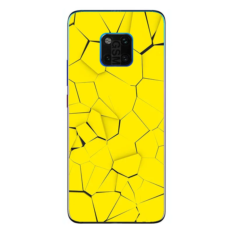Мягкий ТПУ чехол для Huawei Mate 20 Pro Чехлы 3D TPU мягкая силиконовая сумка Lite
