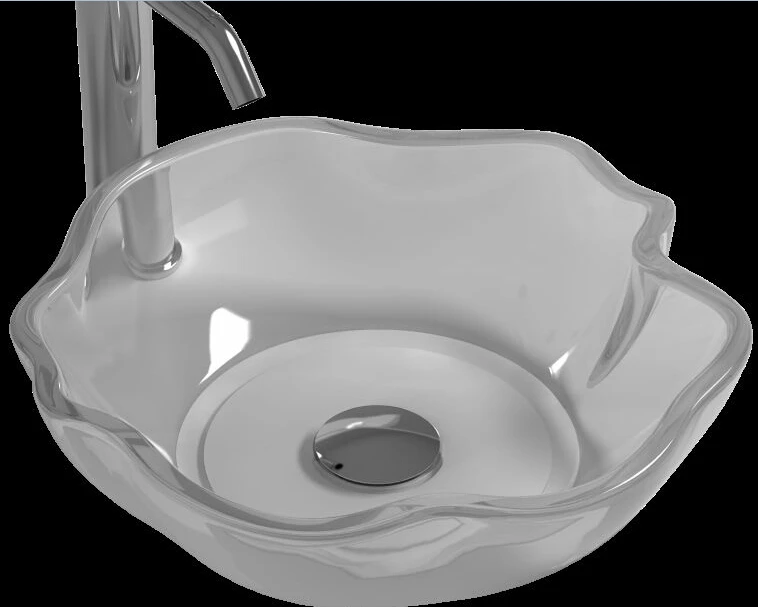 

Bathroom Round Resin Countertop Washbasin Colourful Vanity Sink Vessel Bowl XRS38322