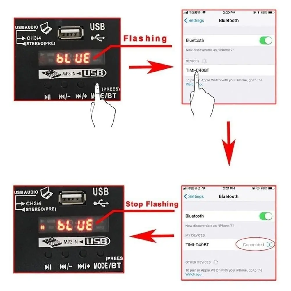 TU04 BT микшерный пульт записи 48 В Phantom power Monitor AUX Paths Plus Effects 4 канала аудио микшер с USB