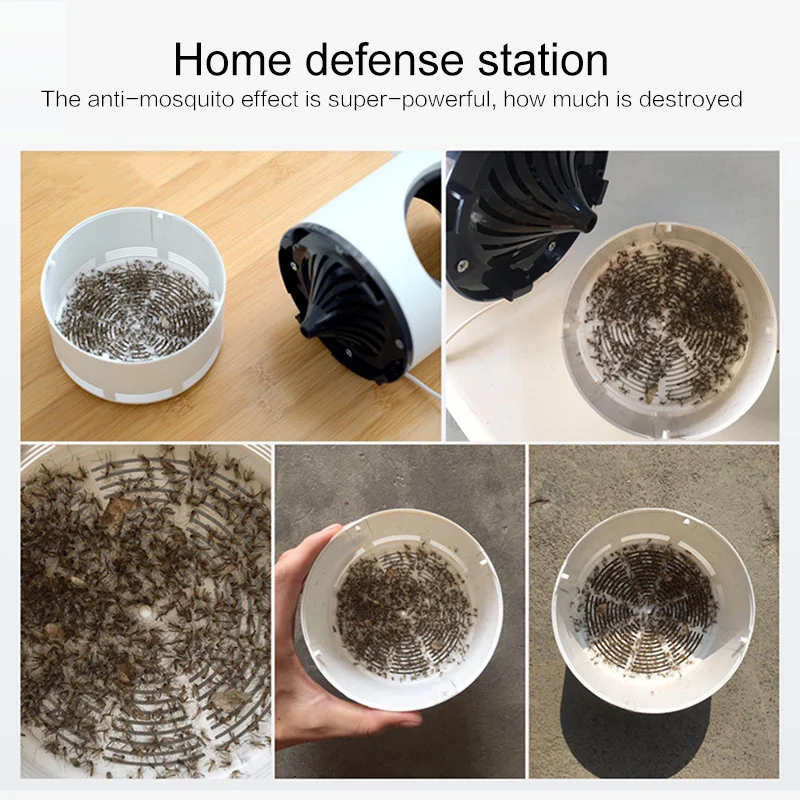 Светодиодная лампа репеллент УФ Ночник светильник USB убийца насекомых комаров