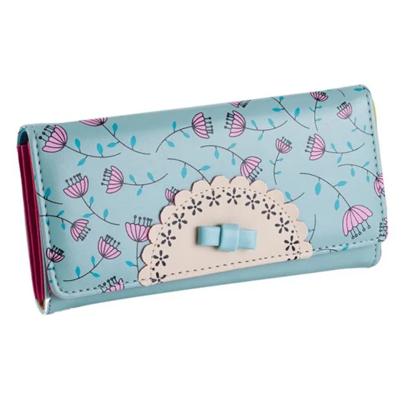 Женский кожаный кошелек с бабочкой отделением для карт 2020|carteras mujer|women's leather