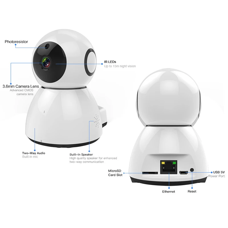 Fimei Full HD Беспроводной IP Камера 1080 P Wi Fi Товары теле и видеонаблюдения охранных зум