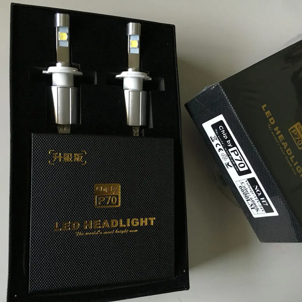 Лампа светодиодная автомобисветильник Branco XHP70 с уникальным чипом 9006 лм 9012 к|Фара