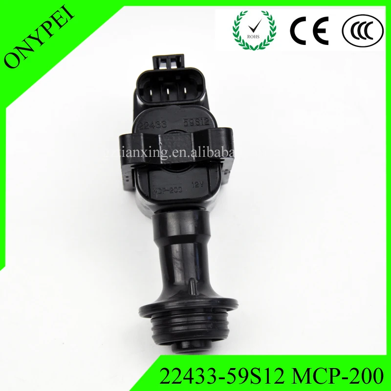 Катушка зажигания 22433-59S12 MCP-200 22433-59S10 22433-59S11 для 1987-1989 Nissan Pulsar NX 1.6L 1.8L 2243359S10 22433 59S12 |