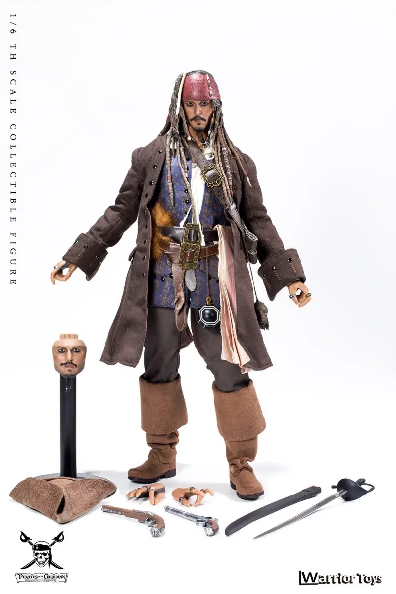 Пользовательские Пираты Карибского моря Джек Воробей 1/6 фигурка|Игровые фигурки