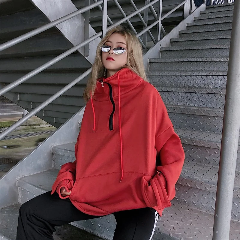 Женские толстовки Harajuku Ulzzang элегантная буква С принтом водолазка Женский пуловер с рукавом летучая мышь для отдыха женские свитшоты шикарные