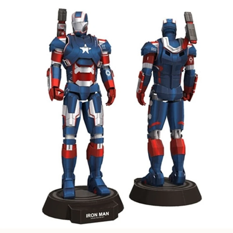 Железный человек бумага 3D DIY модель головоломка весы строительные наборы игрушки