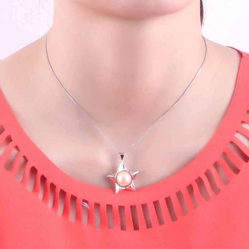

Dainashi special counter best sale star shape 925 sterling silver pearl pendants with chain fine jewelry for women gifts