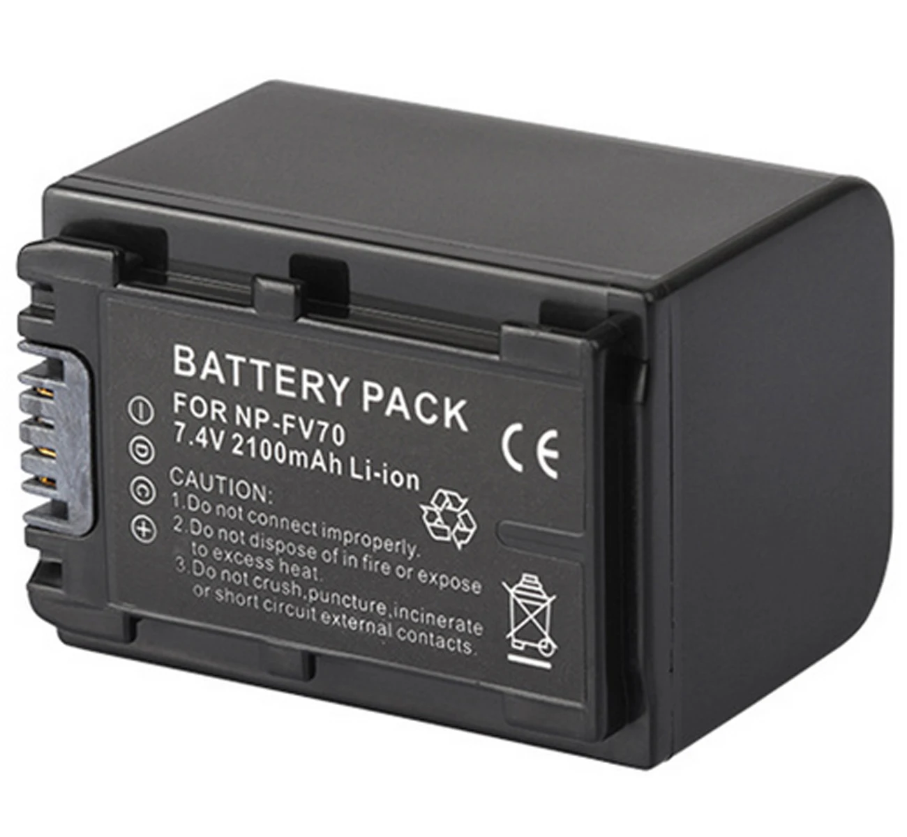 

NP-FV70 Battery Pack for Sony FDR-AX33, FDR-AX53, FDR-AXP35, NEX-VG10, NEX-VG20, NEX-VG30, NEX-VG900 Handycam Camcorder
