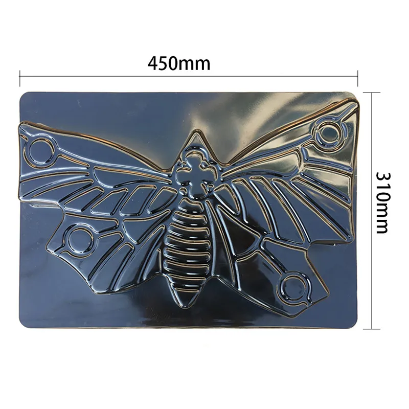 Butterfly Садовые формы для керамической плитки DIY Пластиковые прогулки вручную дорожный путь производитель сад пропиленовая тротуарная цементная кирпичная каменная бетонная форма - Цвет: Butterfly