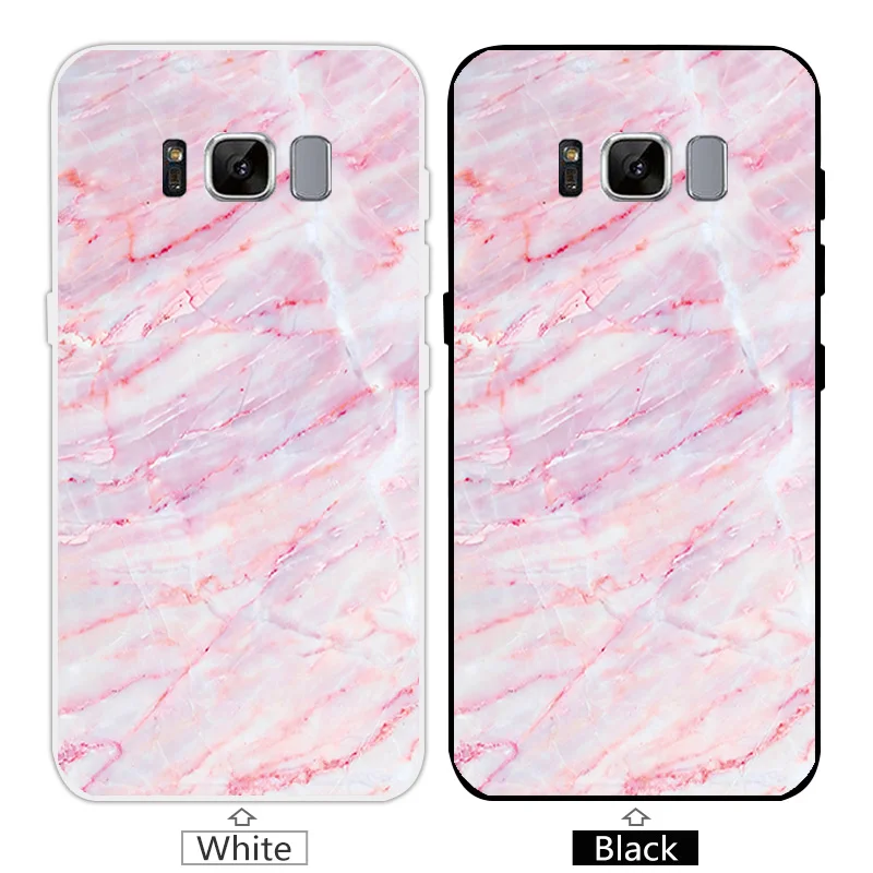 5.8&quot For Samsung Galaxy S8 Stone Case Clear Soft Silicone for G955F G950F Fundas Capa S 8 Back Cover |