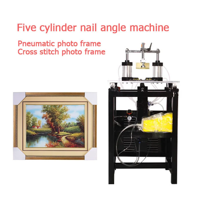 

Pneumatipupgrade версия ногтей угловая машина фоторамка машина 45 градусный режущий инструмент под углом крестиком декоративная рамка картина