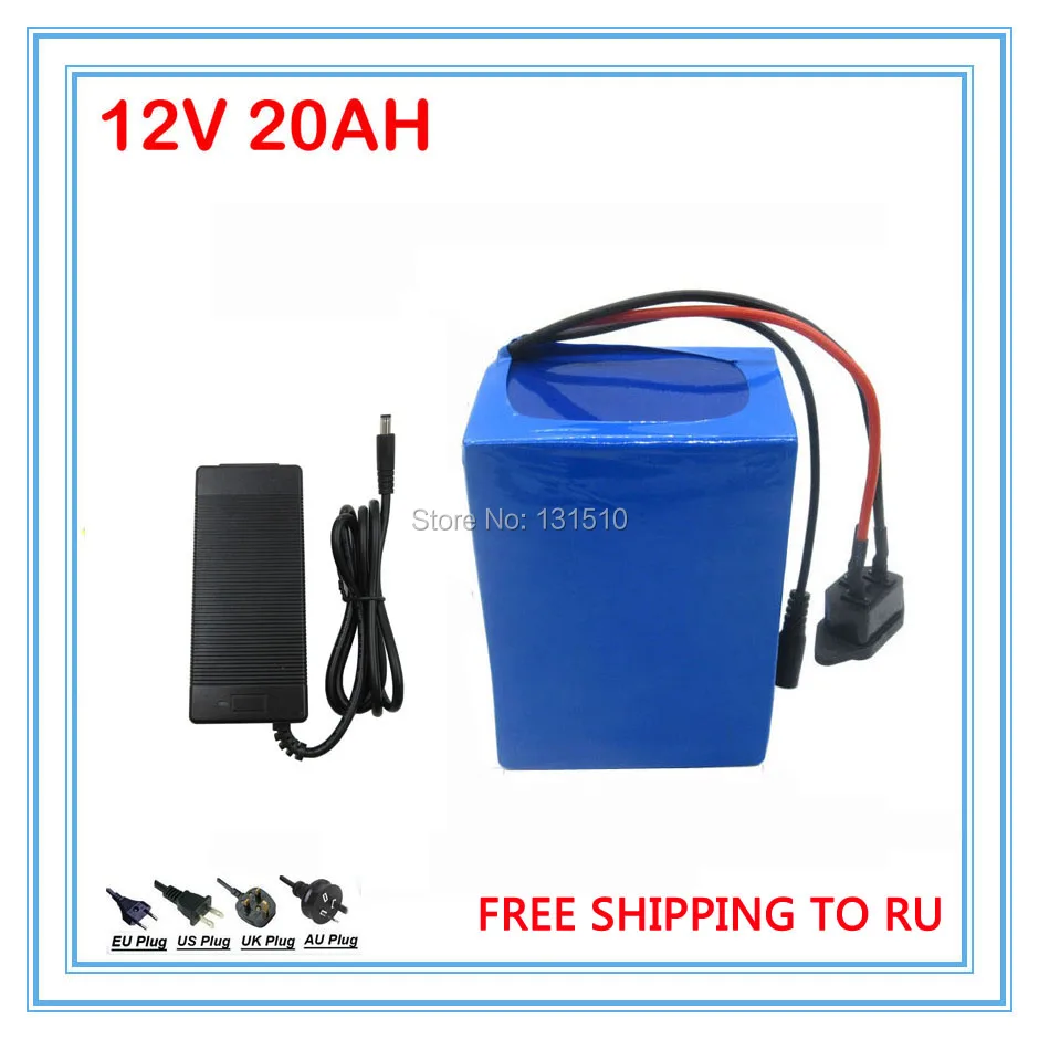 12V 20AH 3S батарея 12v 20ah литиевая батарея с 12,6 V 3A зарядное устройство для уличный светильник/cctv камера 30A BMS