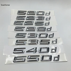 Soarhorse 3D наклейка для bmw F10 F11 E60 E61 520d 523d 525d 528d 530d 535d 540d 550d эмблемы Задняя Крышка багажника письма