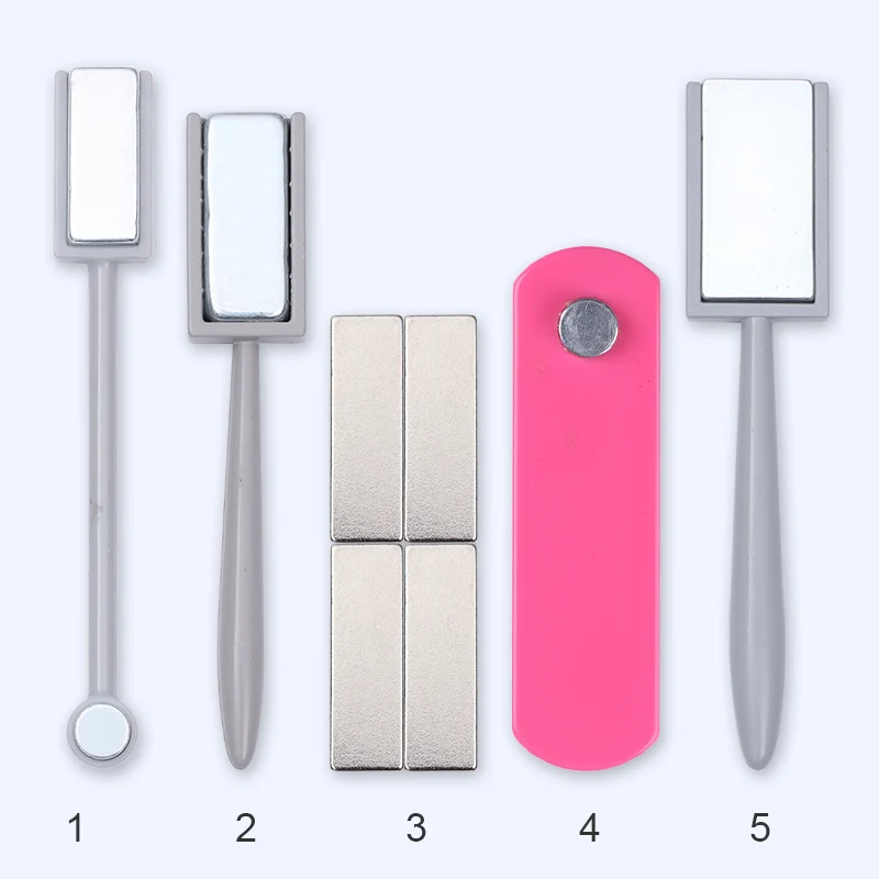 Двойной конец кошачий глаз Магнитная палочка 3D эффект Магнитный ломтик доска УФ