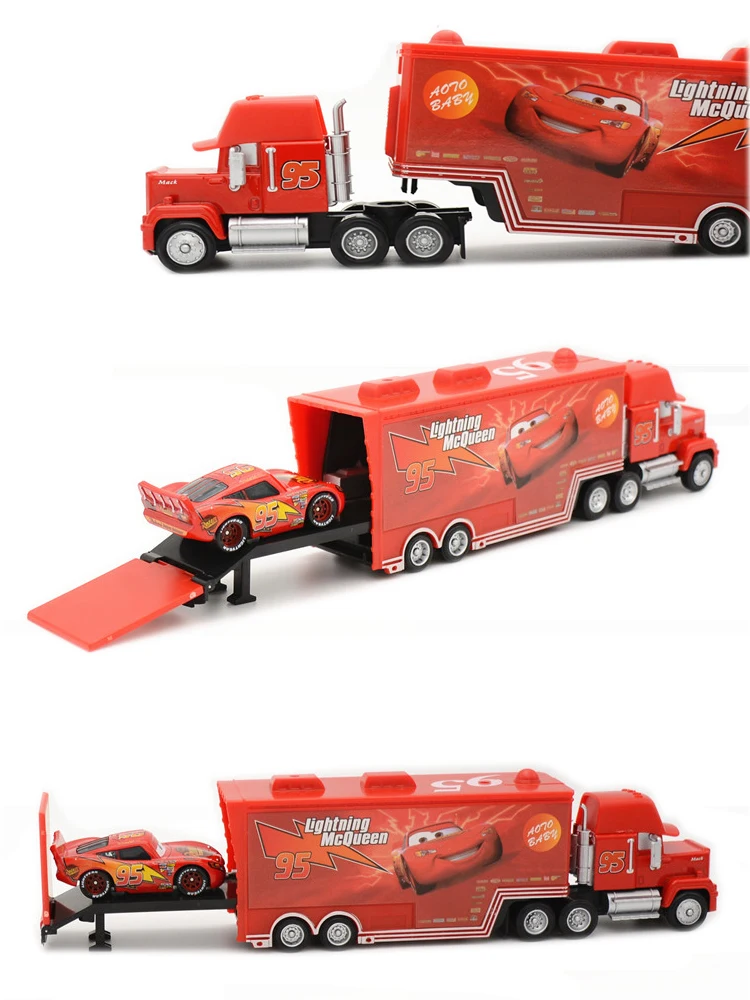 Disney Pixar тачки Молния Маккуин Mack грузовик Mater литье под давлением Металлический Игрушечный Автомобиль на день рождения рождественские игрушки подарок для детей Дети Мальчики