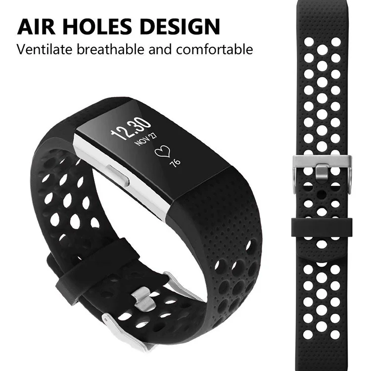 Сменные ленты Tschick для Fitbit Charge 2 классические регулируемые с пряжкой из