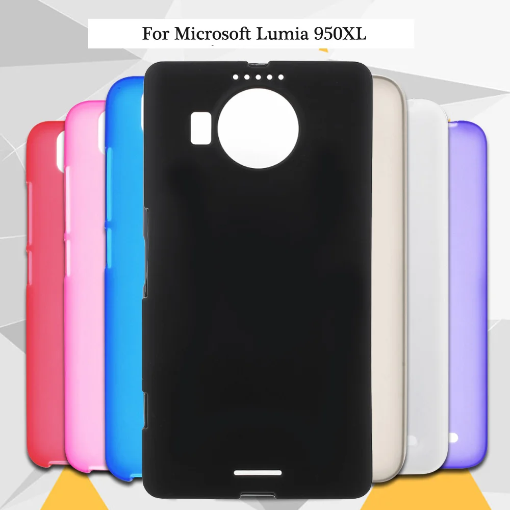 Limelan новый для Microsoft Lumia 950XL 950 гибкий черный ТПУ матовый Силиконовый гель кожа