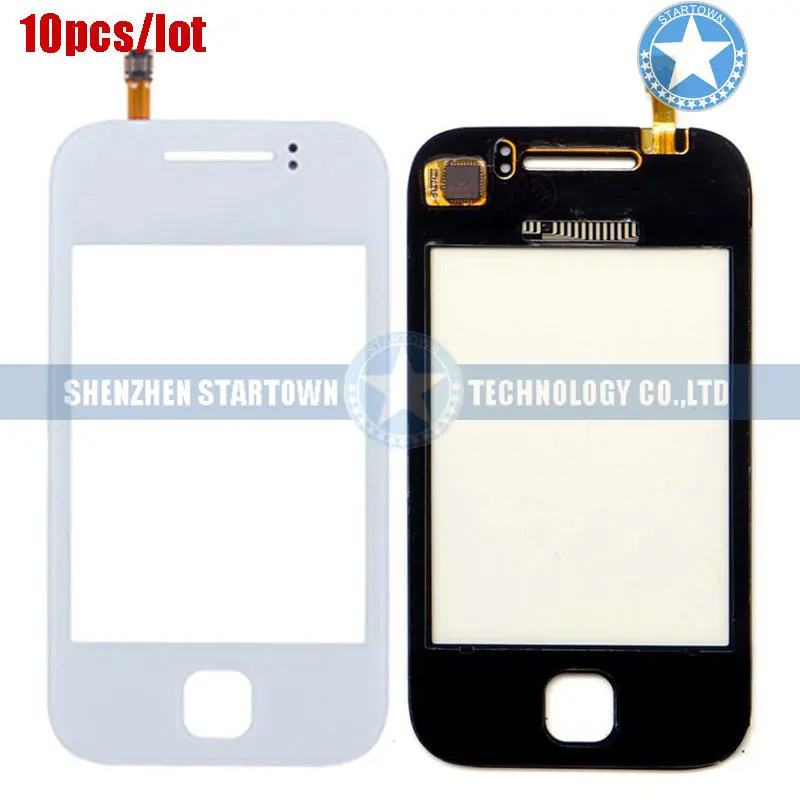 10 шт./лот белый сенсорный экран дигитайзер передняя стеклянная линза панель для