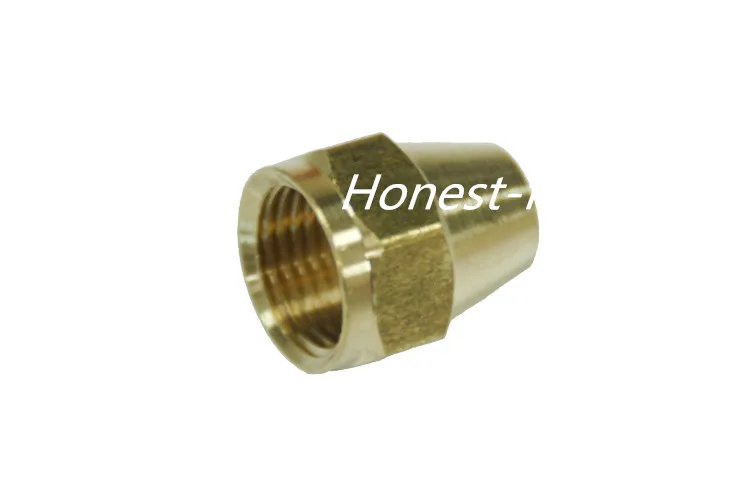 

Латунные 3/8 "OD короткие SAE 45 градусов гайка, латунные бликовые трубки