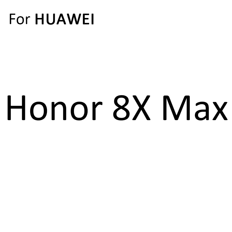 For Honor 8X Max Прозрачный силиконовый чехол для телефона с полным покрытием для HuaWei Honor 9X V9 8A 8C 8X8 S фотоаппаратов моментальной печати 7S 7A 7X 7C 7 6A 6C 6X6 8 Pro Max играть 3 3e глобальной ТПУ чехол - Цвет: For Honor 8X Max