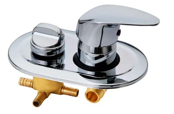 Cold and hot water switch valve connect baffle faucet Copper shower room mixer 2/3/4/5 Gear screw thread or intubation | Обустройство
