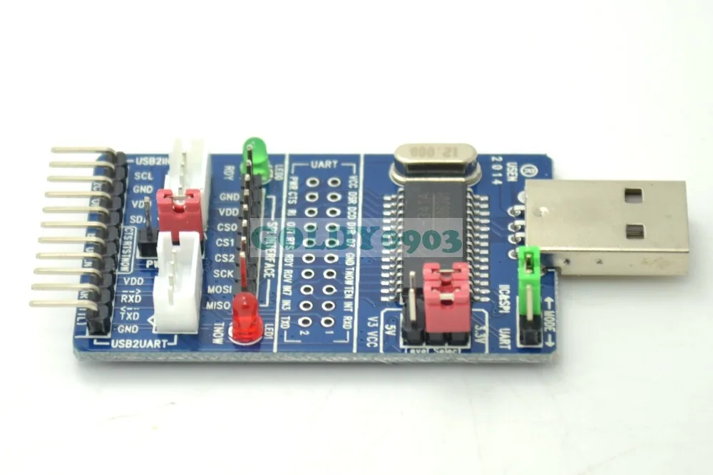 Все в одном: последовательный адаптер USB к SPI/I2C/IIC/UART/TTL/ISP | Электроника