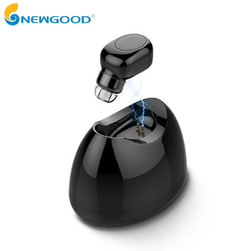 Bluetooth наушники с микрофоном Беспроводной гарнитура вкладыши мини в ухо динамик