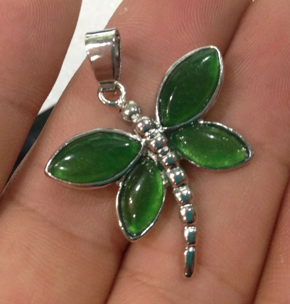 6-цветный камень инкрустация стрекоза кулон AAA | Украшения и аксессуары