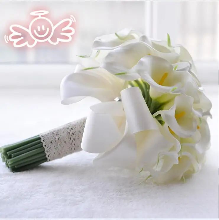 

Calla lily Flowers Wedding Flowers Bridal Bouquets Rose Bridesmaid Bouquet Wedding Accessories D386