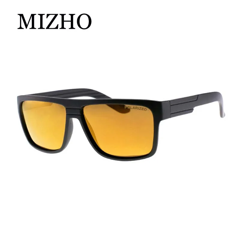 

MIZHO Brand Anti-Reflective Hip Hop Square Polarized Sunglasses Men Fashion Plastic Woman Sunglasses Polaroid UV Travel Oculos