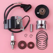 Ignition Coil 35mm Piston Camshaft Pulley Oil Seal Spark Plug Kit For Honda GX25 GX 25 25cc 4 Stroke Lawn Mower Spare Part