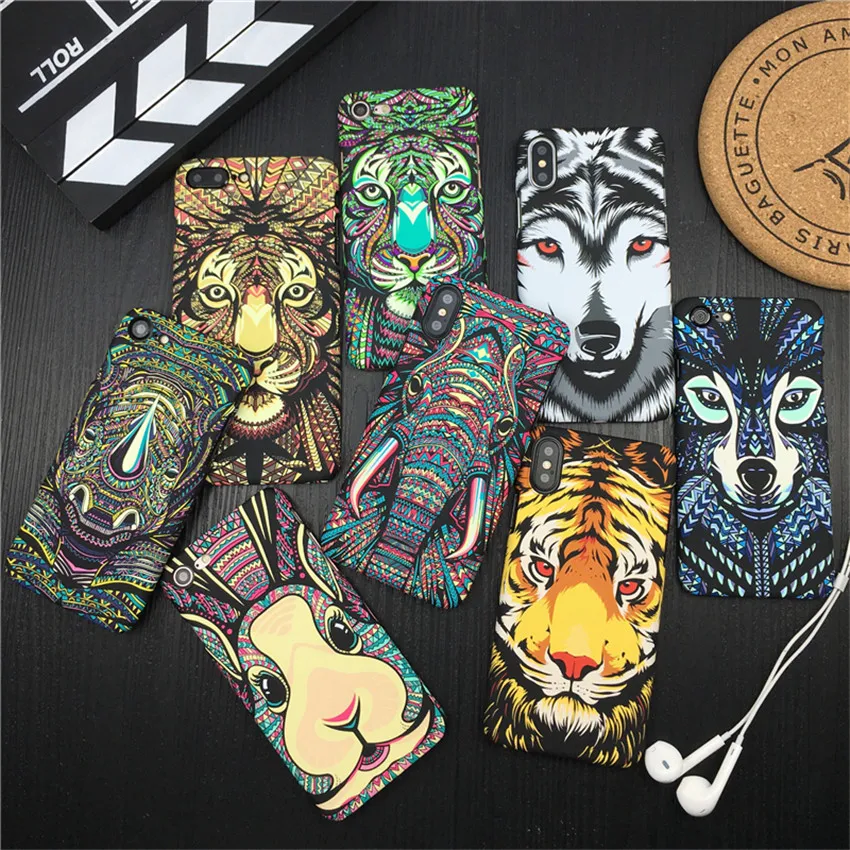 Светящийся чехол для телефона Xiaomi Mi 8 A1 6X Note 3 King Animals Redmi 5 Plus 4X 4A Note4X |