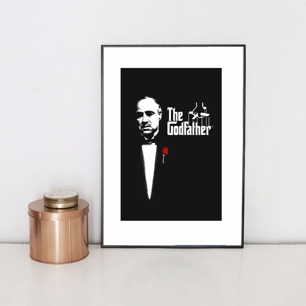 Винтажный холщовый художественный постер Godfather Movie картина с принтом настенные