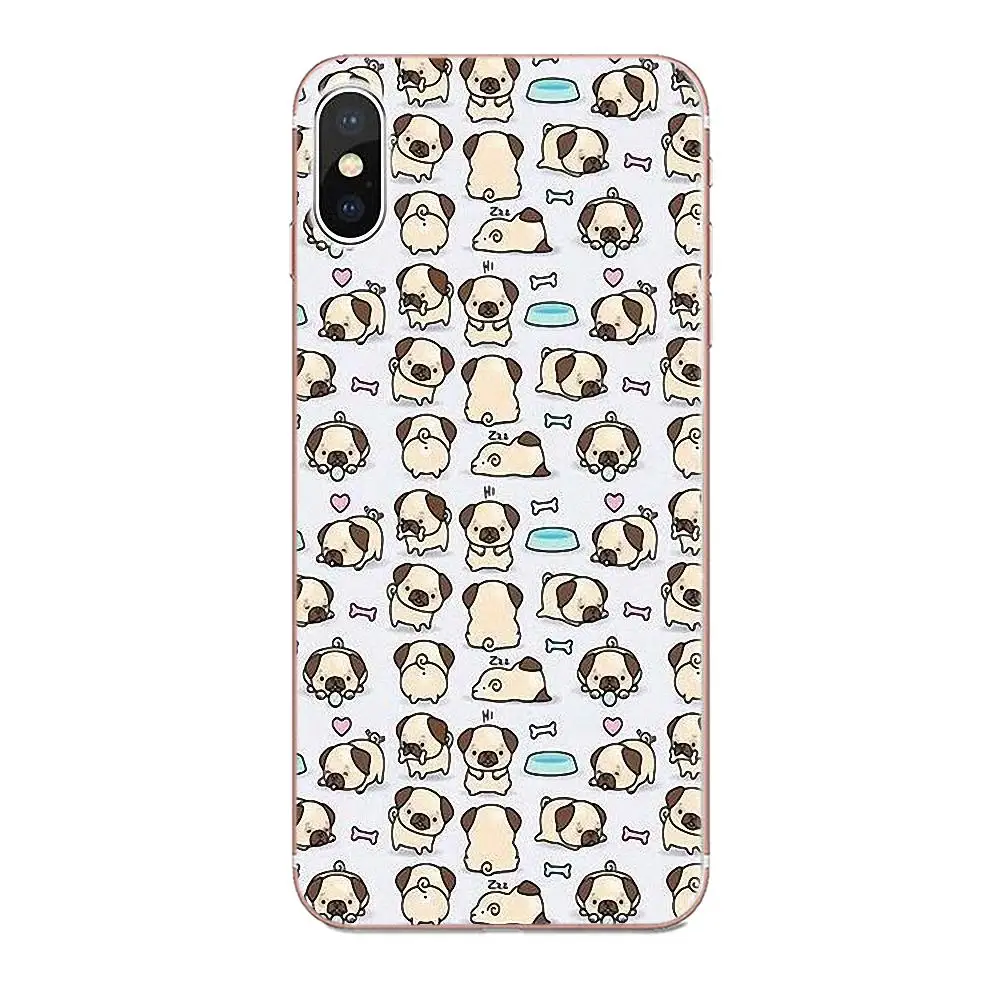 Puppies Cubs Dogs Пудель Мопс собачка для Sony Xperia Z Z1 Z2 Z3 Z4 Z5 compact Mini M2 M4 M5 T3 E3 E5 XA XA1 XZ Premium |