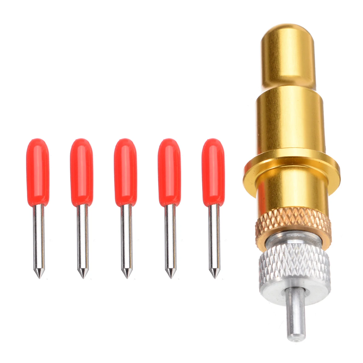 

1pcs Cutting Carving Plotter Blade Holder + 5pcs 45 Degree Blades Vinyl Cutter for Milling Cutter